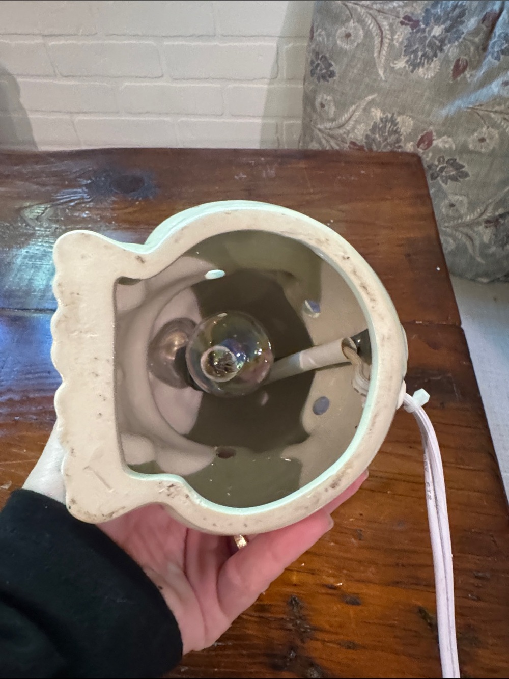 Vintage Porcelain Pig Night Light - Picture 7 of 10